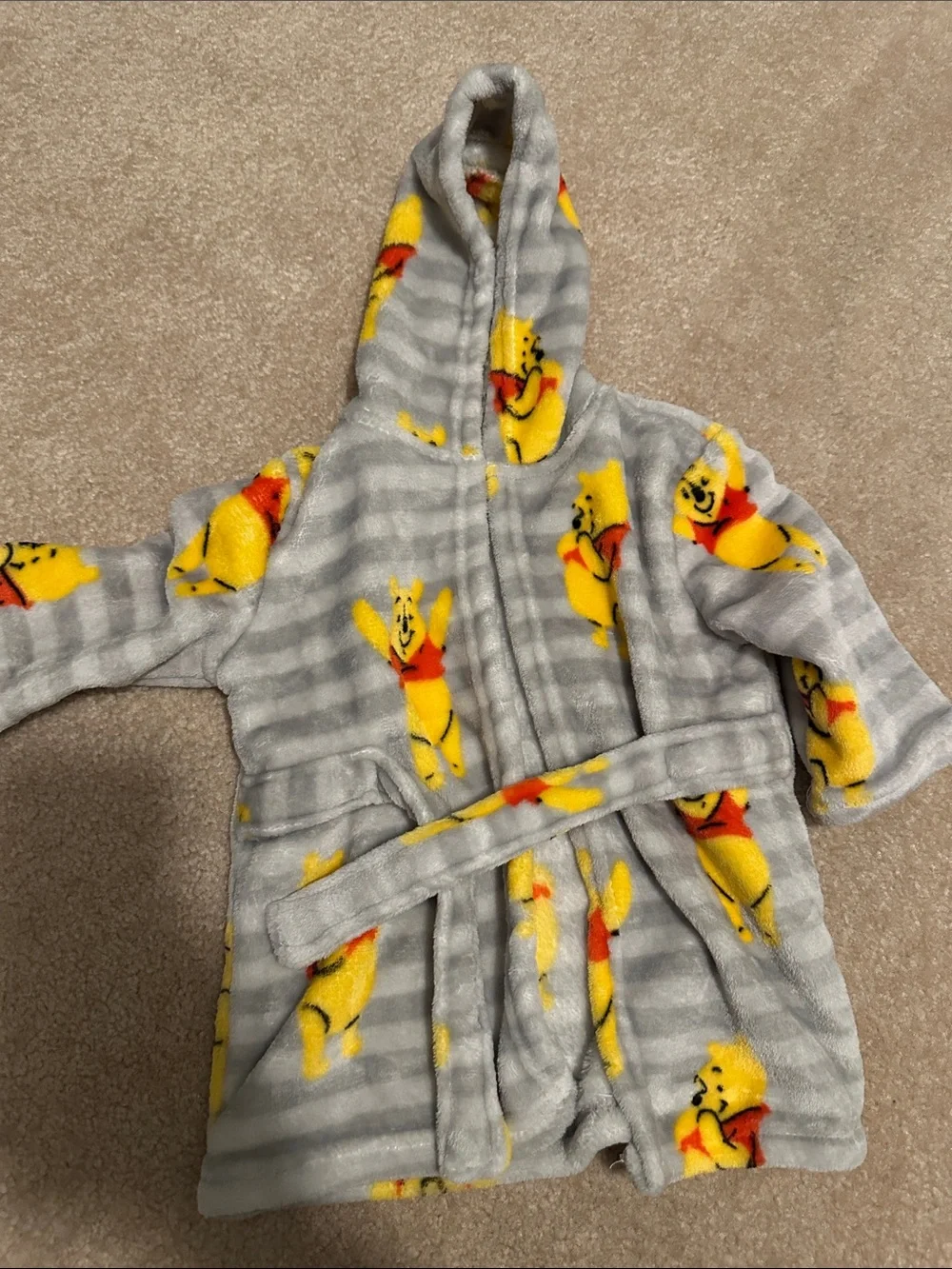Winnie the Pooh Cozy Fleece Robe for babies